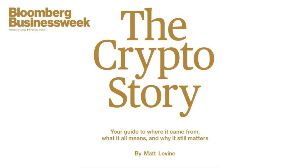 White background with the text: The Crypto Story: Where it came from, what it all means, and why it still matters."